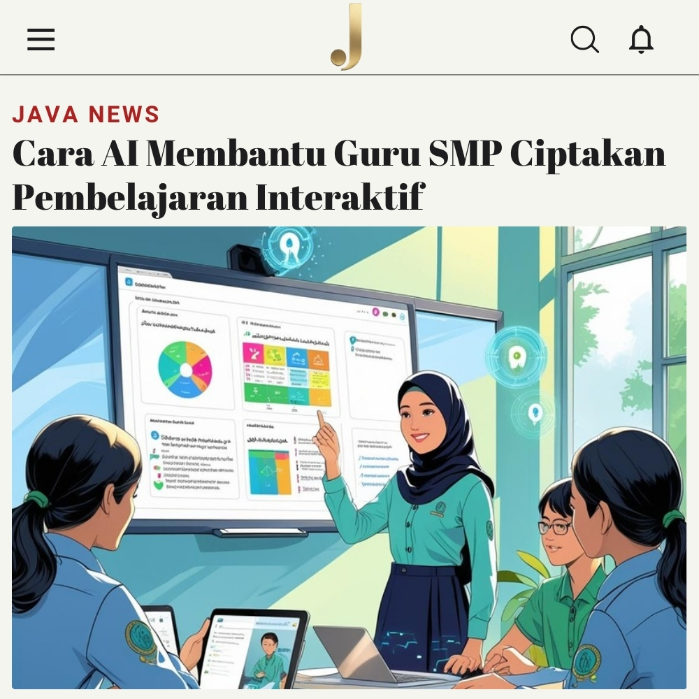 Cara AI Membantu Guru SMP Ciptakan Pembelajaran Interaktif - javabetsport