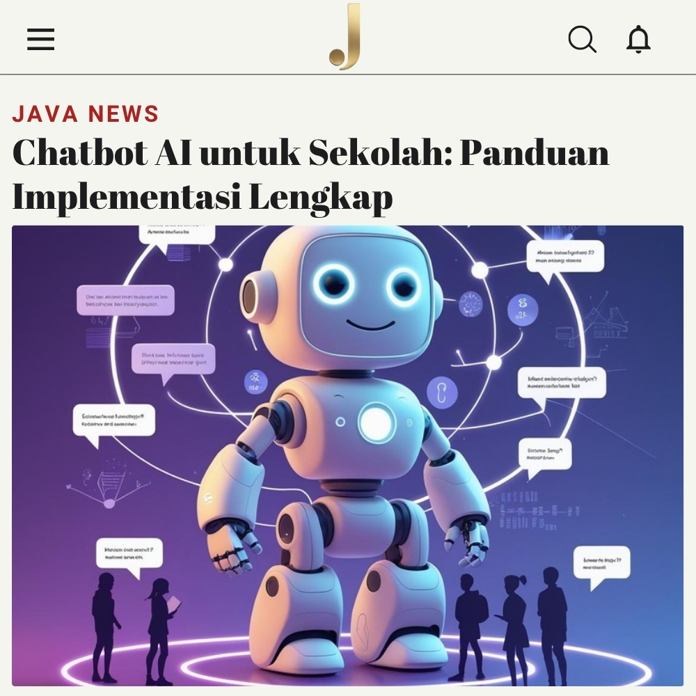 Chatbot AI untuk Sekolah: Panduan Implementasi Lengkap - javabetsport