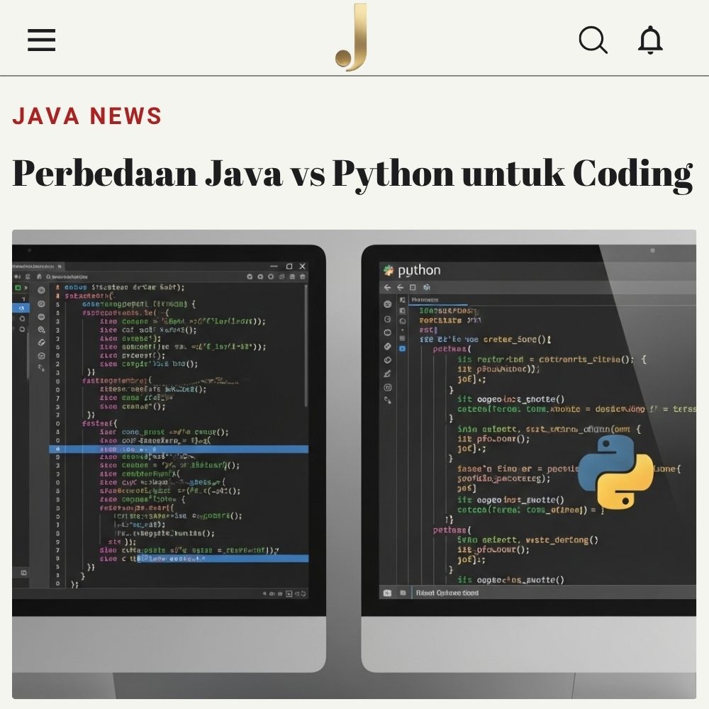 Perbedaan Java vs Python untuk Coding