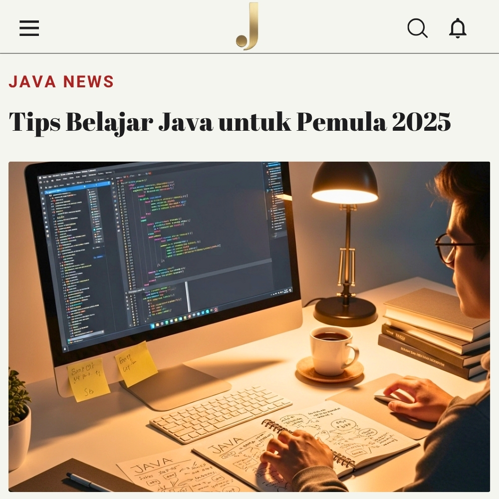 Tips Belajar Java untuk Pemula 2025