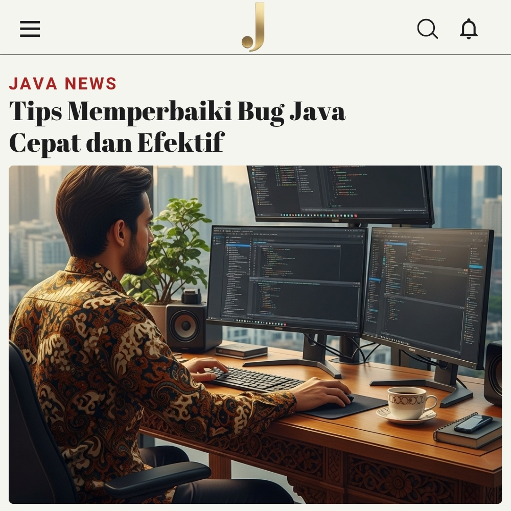 Tips Memperbaiki Bug Java Cepat dan Efektif Javabetsport