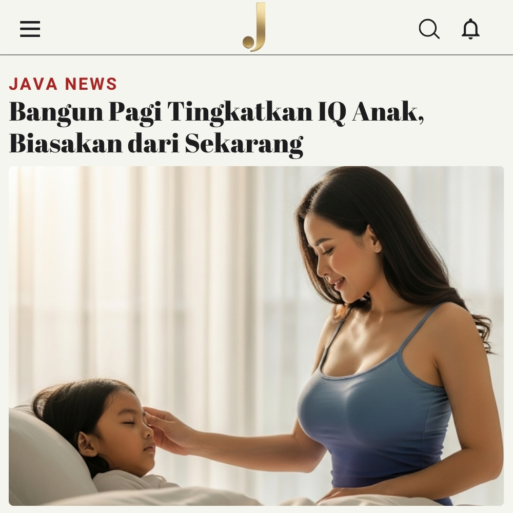 Bangun Pagi Tingkatkan IQ Anak, Biasakan dari Sekarang Javabetsport