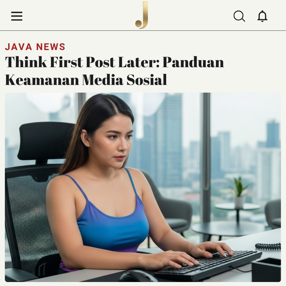 Think First Post Later: Panduan Keamanan Media Sosial Javabetsport