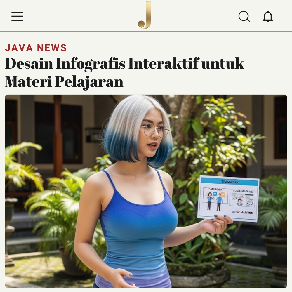 Desain Infografis Interaktif untuk Materi Pelajaran Javabetsport