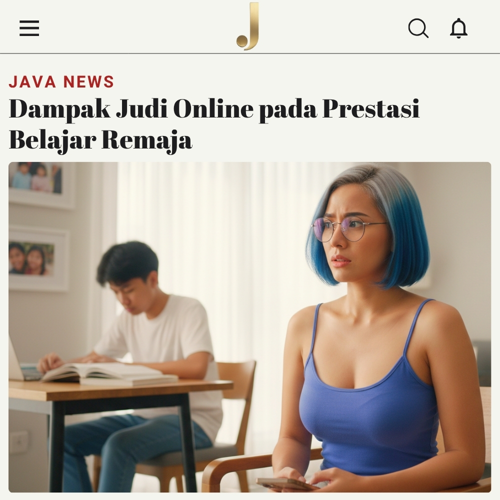 Dampak Judi Online pada Prestasi Belajar Remaja Javabetsport
